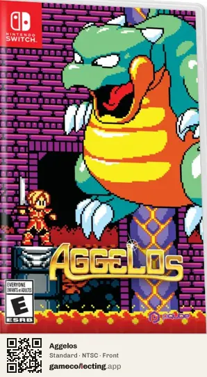 Aggelos Nintendo Switch, NTSC box front