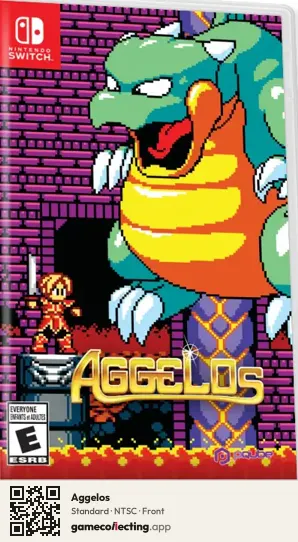 Aggelos Nintendo Switch, NTSC box front