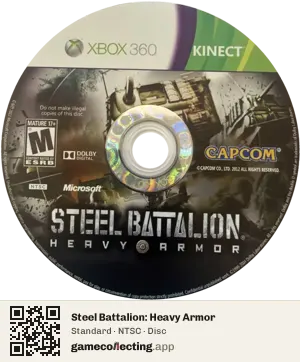 Steel Battalion: Heavy Armor Xbox 360, NTSC disc
