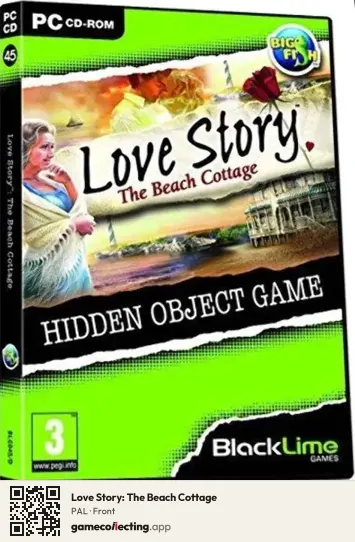 Love Story: The Beach Cottage Computer, PAL box front