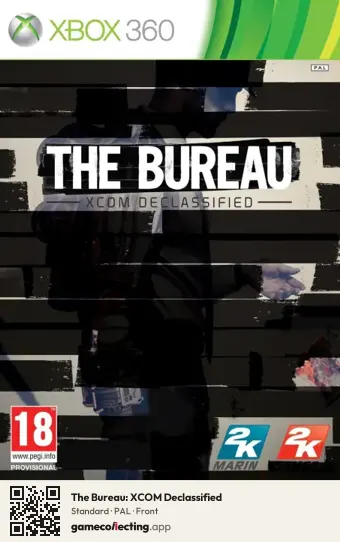 The Bureau: XCOM Declassified Xbox 360, PAL box front