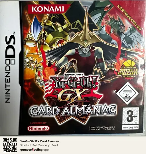 Yu-Gi-Oh! GX Card Almanac Nintendo DS, Germany box front