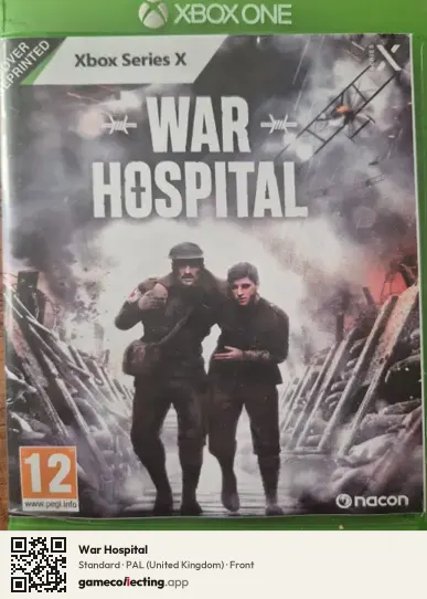 War Hospital Xbox Series X, United Kingdom box front