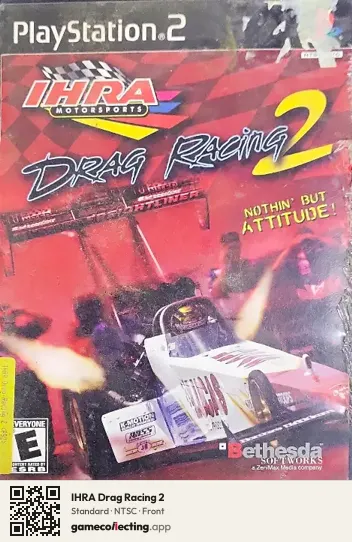 IHRA Drag Racing 2 PlayStation 2, NTSC box front
