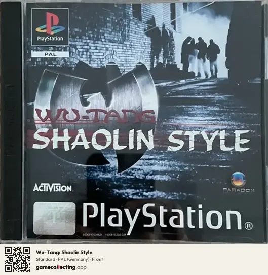 Wu-Tang: Shaolin Style PlayStation, Germany box front