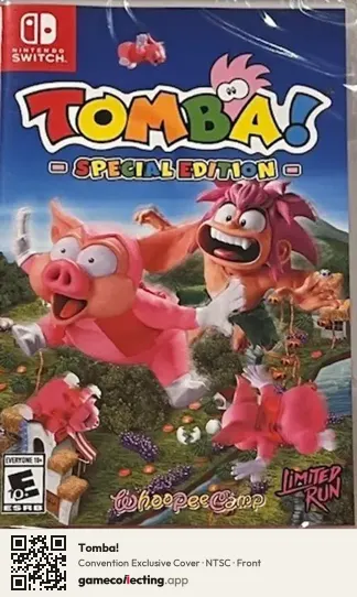 Tomba! Nintendo Switch, NTSC box front
