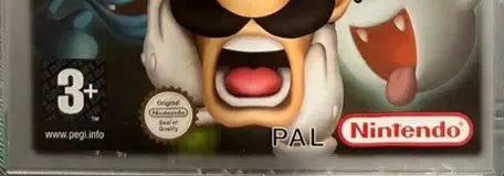 Luigi's Mansion, the PEGI square on its front