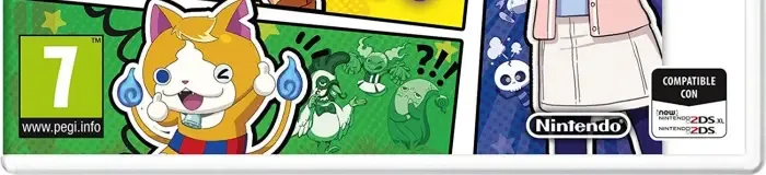 Yo-kai Watch 3, the PEGI square on its front