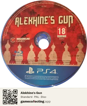 Alekhine's Gun PlayStation 4, PAL disc