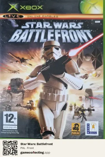 Star Wars: Battlefront Xbox, PAL box front