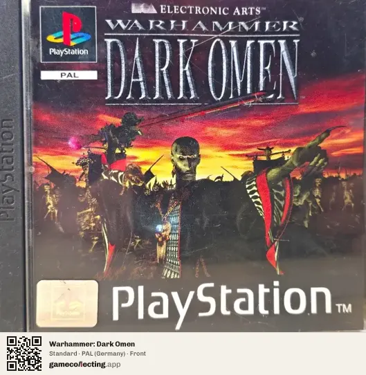 Warhammer: Dark Omen PlayStation, Germany box front