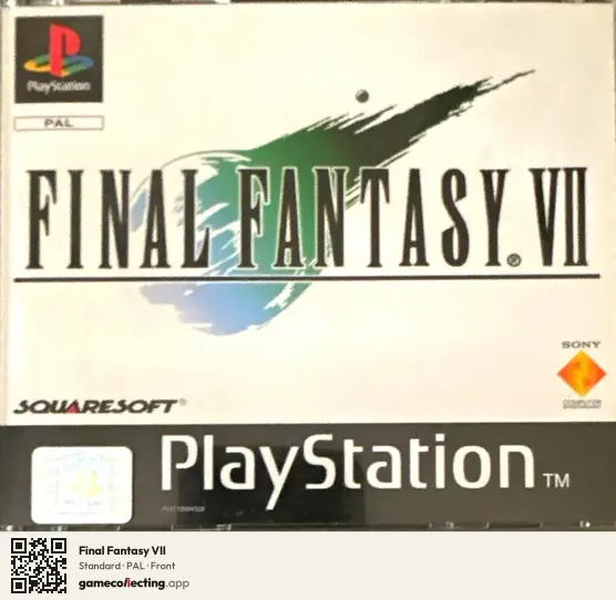 Final Fantasy VII PlayStation, PAL box front
