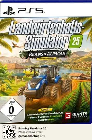 Farming Simulator 25 PlayStation 5, Germany box front