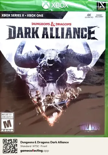 Dungeons & Dragons: Dark Alliance Xbox Series X, NTSC box front