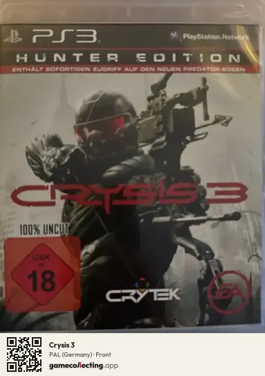 Crysis 3 PlayStation 3, Germany box front