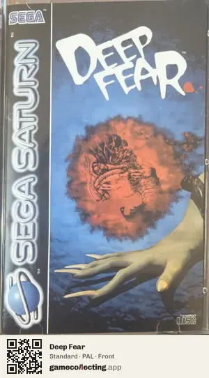 Deep Fear Sega Saturn, PAL box front