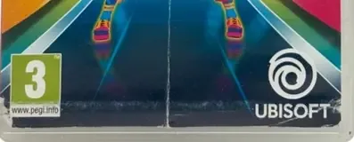 Just Dance 2018, the PEGI square on its front
