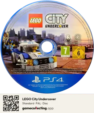 LEGO City Undercover PlayStation 4, PAL disc