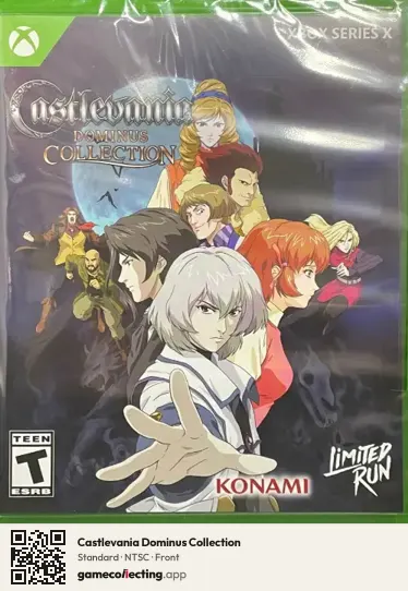 Castlevania Dominus Collection Xbox Series X, NTSC box front