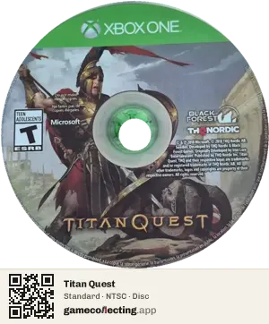 Titan Quest Xbox One, NTSC disc