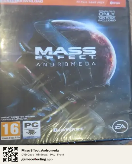 Mass Effect: Andromeda Computer, PAL box front