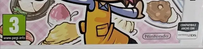 Cooking Mama 5: Bon Appétit!, the PEGI square on its front