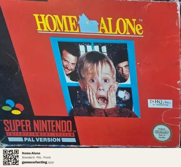 Home Alone Super Nintendo Entertainment System, PAL box front