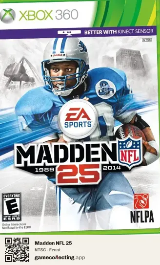 Madden NFL 25 Xbox 360, NTSC box front