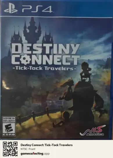 Destiny Connect: Tick-Tock Travelers PlayStation 4, NTSC box front
