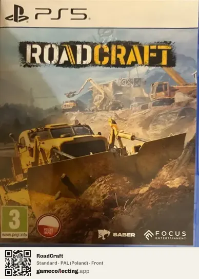 RoadCraft PlayStation 5, Poland box front