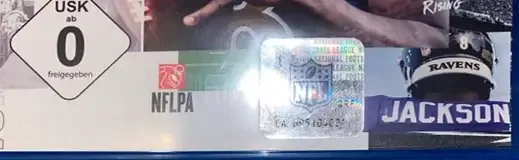 Madden NFL 21, the USK square on its front