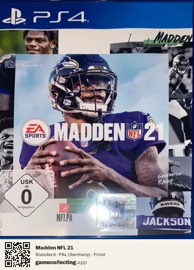 Madden NFL 21 PlayStation 4, Germany box front
