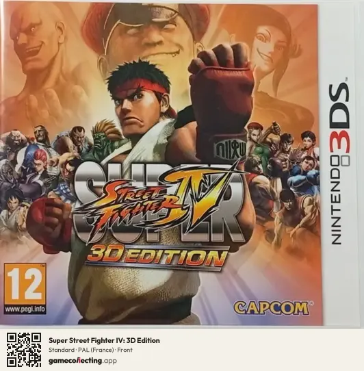 Super Street Fighter IV: 3D Edition Nintendo 3DS, France box front