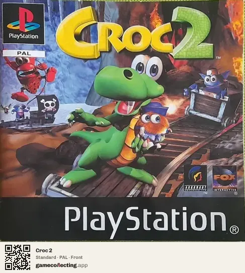 Croc 2 PlayStation, PAL box front