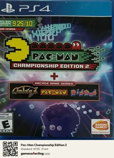 Pac-Man Championship Edition 2 PlayStation 4, NTSC box front