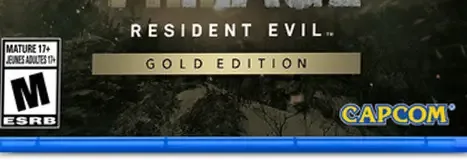 Resident Evil Village, the ESRB box on its front
