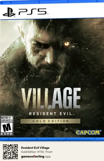 Resident Evil Village PlayStation 5, NTSC box front