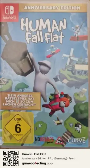 Human: Fall Flat Nintendo Switch, Germany box front
