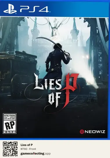 Lies of P PlayStation 4, NTSC box front