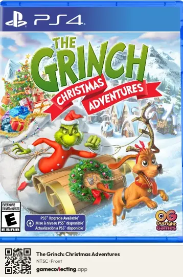 The Grinch: Christmas Adventures PlayStation 4, NTSC box front