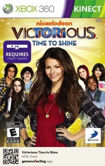 Victorious: Time to Shine Xbox 360, NTSC box front