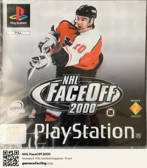NHL FaceOff 2000 PlayStation, United Kingdom box front
