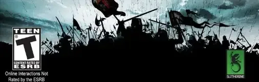 History: Great Battles Medieval, the ESRB box on its front