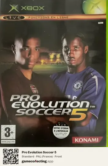 Pro Evolution Soccer 5 Xbox, France box front