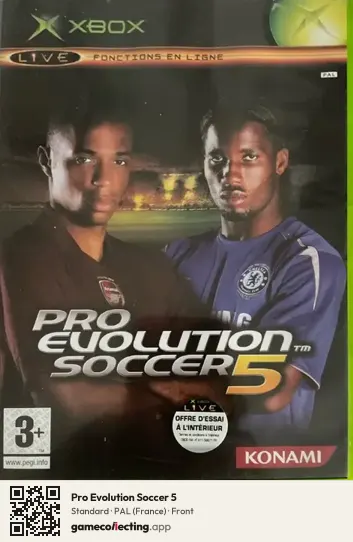 Pro Evolution Soccer 5 Xbox, France box front