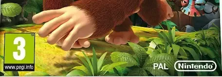 Donkey Kong Country Returns, the PEGI square on its front