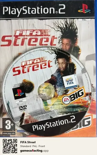 FIFA Street PlayStation 2, PAL box front