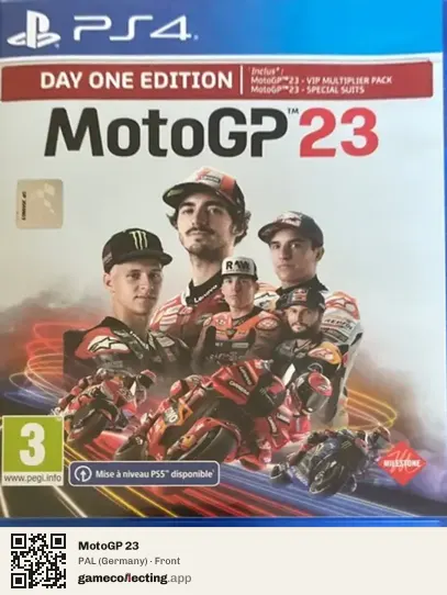 MotoGP 23 PlayStation 4, Germany box front