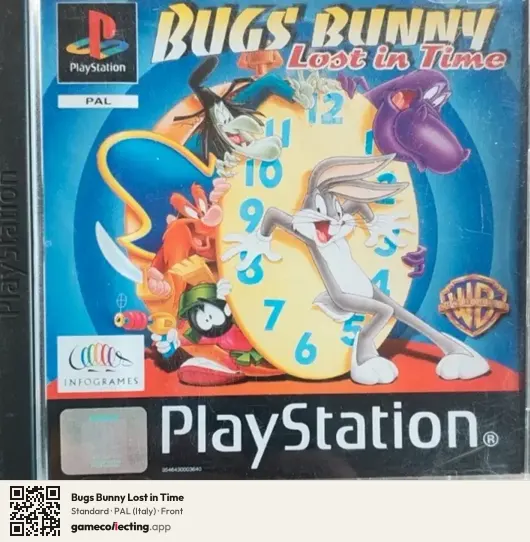 Bugs Bunny Lost in Time PlayStation, Italy box front