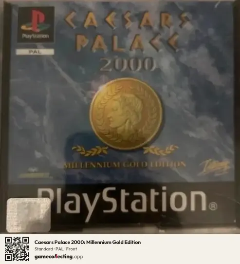 Caesars Palace 2000: Millennium Gold Edition PlayStation, PAL box front